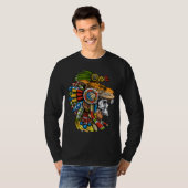 Aztec Jaguar Mask T-shirt (Voorkant volledig)