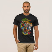 Aztec Jaguar Mask T-shirt (Voorkant volledig)