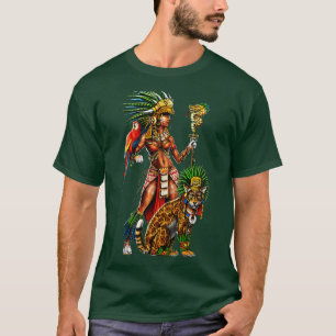 Aztec Jaguar Warrior Vrouw T-shirt