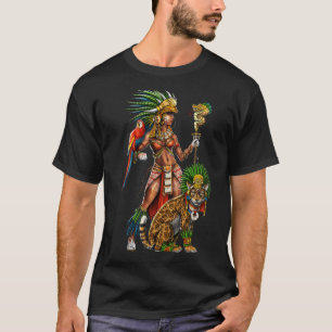 Aztec Jaguar Warrior Vrouw T-shirt