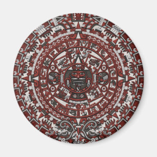 Aztec Kalender Koelkast Magneet