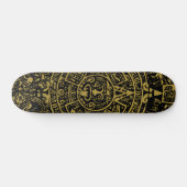 Aztec-kalender Persoonlijk Skateboard (Horizontaal)