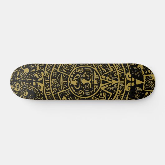 Aztec-kalender Persoonlijk Skateboard (Horizontaal)