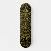 Aztec-kalender Persoonlijk Skateboard (Voorkant)