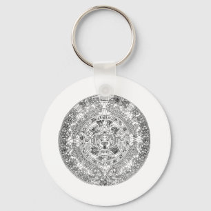 aztec-kalender sleutelhanger