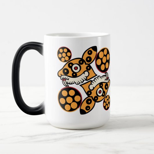 Aztec Kalenderdag 14 - Ocelotl Magische Mok (Links)