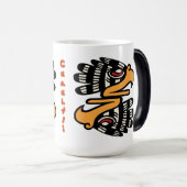 Aztec Kalenderdag 15 - Cuauhtli Magische Mok (Voorkant rechts)