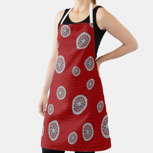 Aztec komt tegemoet aan Alien All-Over Print Schor Schort (Insitu)