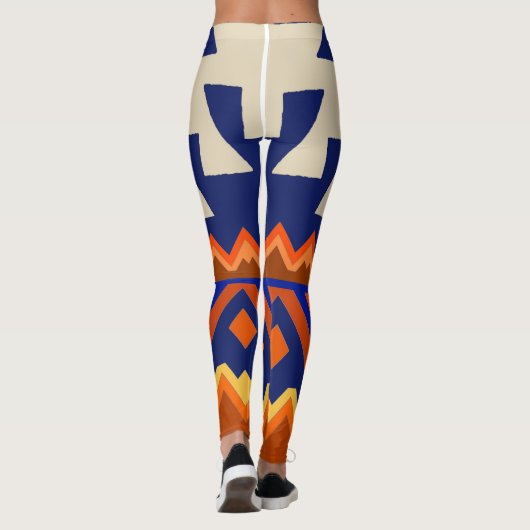 Aztec-Leggings Leggings (Achterkant)