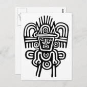 Aztec Man Briefkaart (Voorkant / Achterkant)