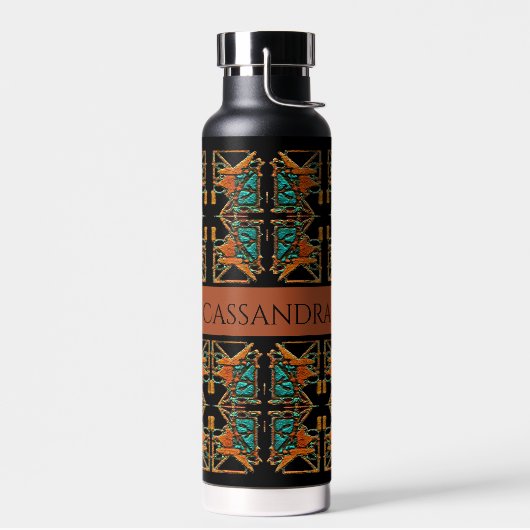 Aztec Mandala Gepersonaliseerd Waterfles (Links)