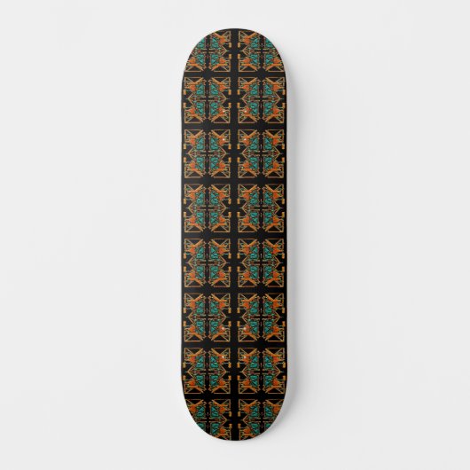 Aztec Mandala Skateboard (Voorkant)