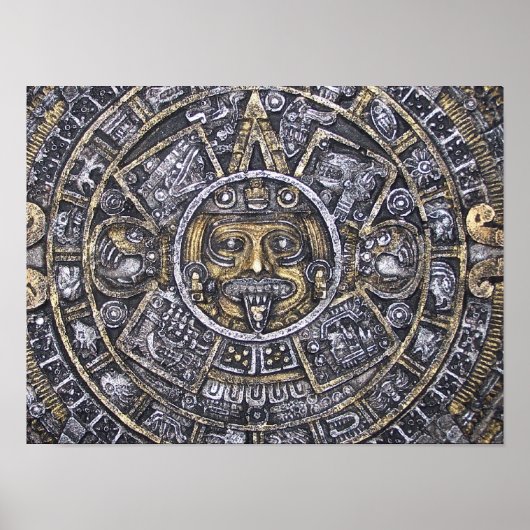 Aztec/Mayan Calendar Poster (Voorkant)