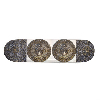 Aztec Mayan-kalender met schedelskateboard Persoonlijk Skateboard