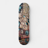 Aztec Mayan priest Schaats board dedesign Skateboard (Voorkant)