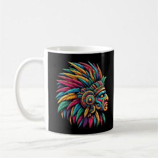 Aztec Mayan Warrior profiel Koffiemok
