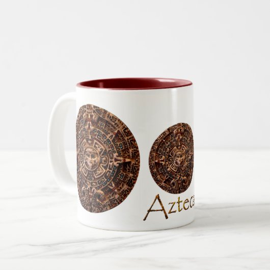 AZTEC MAYAN ZON KALENDER Cadeau Mok (Voorkant links)