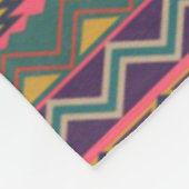 Aztec Mexicaans handwerk schattig, roze Fleece Deken (Hoek)