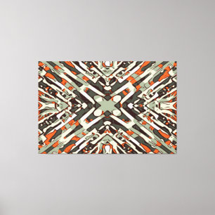 AZTEC Mexican 3-panelbeeldscherm Kantoor wand Canvas Afdruk