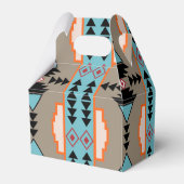 Aztec Mexican Geometric Pattern Bedankdoosjes (Achterkant)