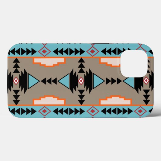 Aztec Mexican Geometric Pattern Case-Mate iPhone Case (Achterkant (horizontaal))