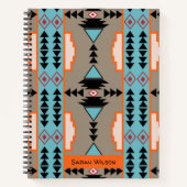 Aztec Mexican Geometric Pattern Notitieboek (Voorkant)