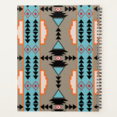 Aztec Mexican Geometric Pattern Planner (Achterkant)
