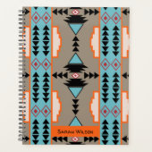 Aztec Mexican Geometric Pattern Planner (Voorkant)
