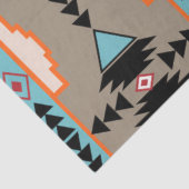 Aztec Mexican Geometric Pattern Tissuepapier (Detail)