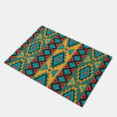 Aztec Mexican Indian Pattern Trend Hipster Design Deurmat (Schuin)