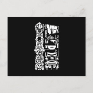Aztec Mexican Native Culture Maya Inca Native Gift Briefkaart