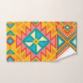 Aztec Mexican Rug Pattern Bad Handdoek (Handdoek)