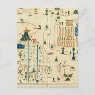 Aztec Mexico Valley 2 Briefkaart