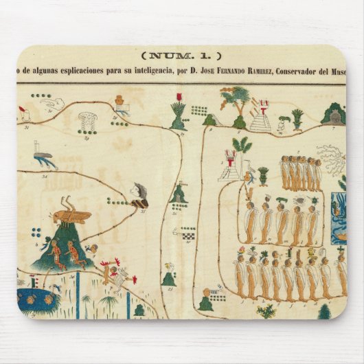 Aztec Mexico Valley 2 Muismat (Voorkant)