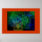 Aztec Microchip Poster (Voorkant)