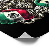 Aztec Mictlantecuhtli Mexican Pride Boxing 1 Poster (Hoek)