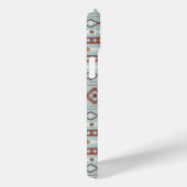 Aztec Mixed Motive Pattern Rusts Cream Blue Case-Mate iPhone Case (Achterkant / Rechts)