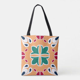 Aztec Moroccan Mosaic Tile Elegant & Chic Design Tote Bag
