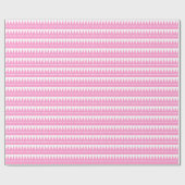 Aztec Mountains - Roze op wit Cadeaupapier (Vlak)