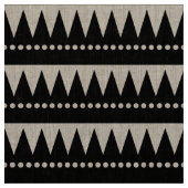Aztec Mountains - Zwart op wit Stof (Swatch)