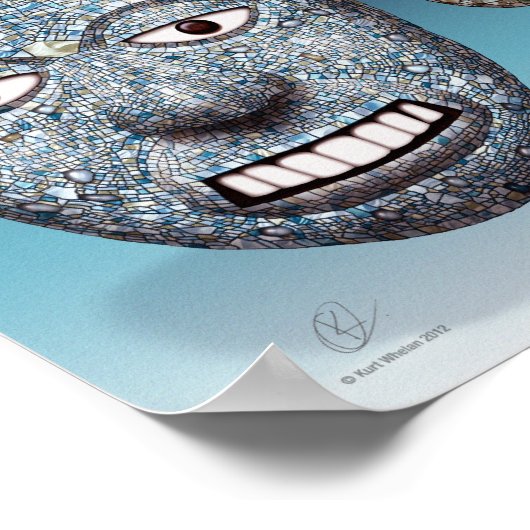 Aztec Mozaïekmaskers Poster (Hoek)