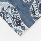 AZTEC MUERTOS Tribal Sugar Skull Patroon Fleece Deken (Hoek)