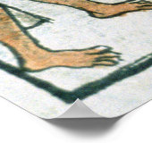 Aztec-muzikanten op een rekening van Aztec Poster (Hoek)