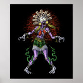 Aztec Mythology Deity Tzitzimitl Poster (Voorkant)
