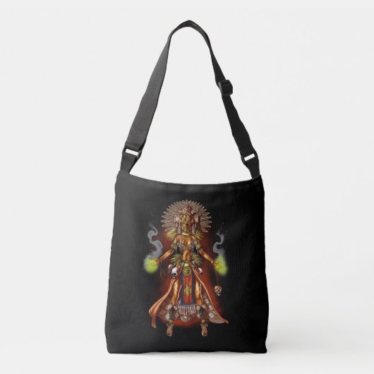 Aztec Mythology God Managua Crossbody Tas (Voorkant)