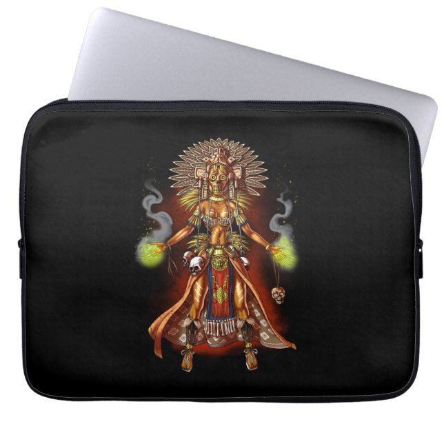 Aztec Mythology God Managua Laptop Sleeve (Voorkant)