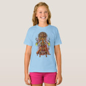 Aztec Mythology God Managua T-shirt (Voorkant volledig)