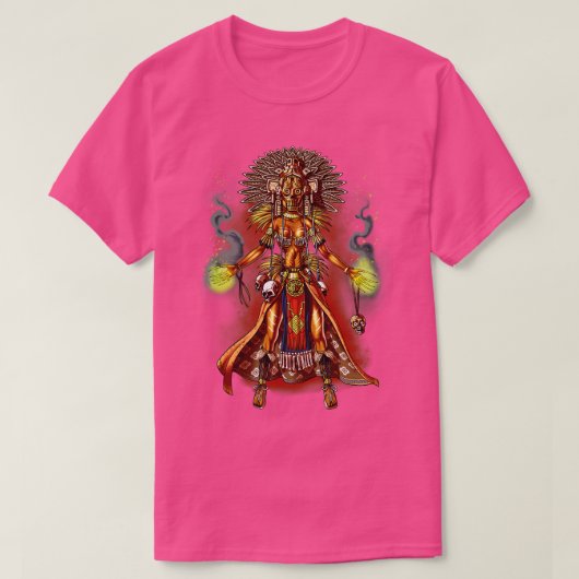 Aztec Mythology God Managua T-shirt (Design voorkant)