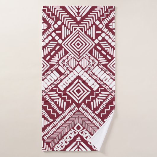 Aztec naadloos patroon badhanddoek (Badhanddoek)