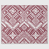 Aztec naadloos patroon cadeaupapier (Vlak)